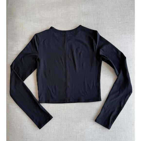 Girlfriend Collective Reset Long Sleeve Top Black Size XS - Picture 4 of 7